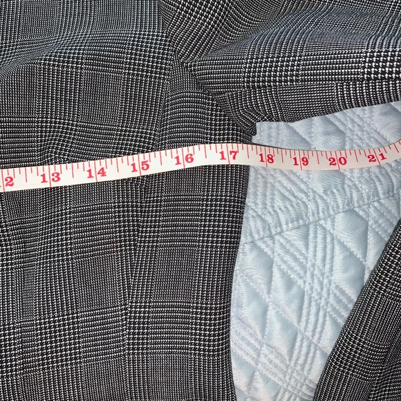 Ann Taylor Suiting Jacket - Black/White Glen Plaid Size 2 - Picture 9 of 9